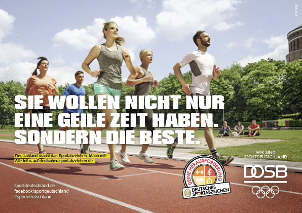DOSB Kampagne Sportabzeichen Laufen Vorschau